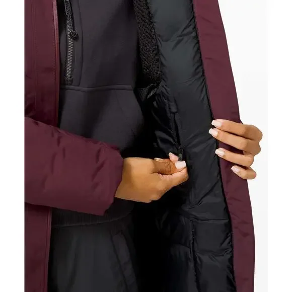 Lululemon Snow Warrior Parka Cassis - Picture 7 of 15
